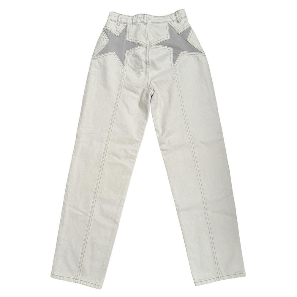 Star Pocket Straight Leg Cowboy Jeans